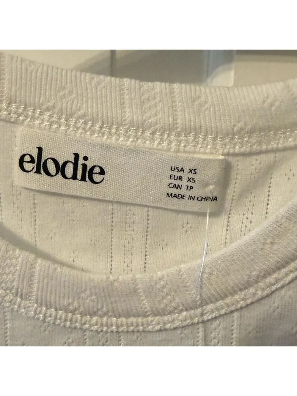 NWT Elodie Bubble Hem Tank - Picture 7 of 8